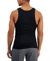 Alfani Men's 4-Pk. Regular-Fit Solid Tanks, Created for Macy's