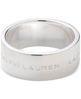 Lauren Ralph Lauren Polished Logo Ring in Sterling Silver