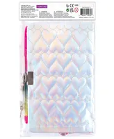 Three Cheers For Girls 3C4G: Quilted Locking Journal Pen, Silver