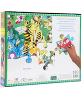 Eeboo Love of Bees 100 Piece Jigsaw Puzzle Set, Ages 5 and up