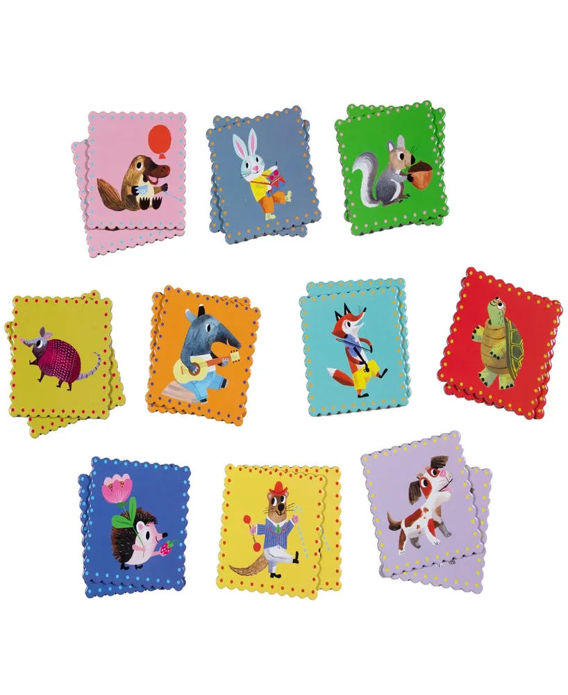 Eeboo Nice Animals Preschool Memory And Matching Game, Ages 3 and more