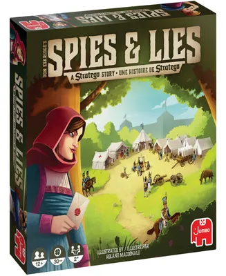 Jumbo Spies Lies a Strategy Story Board fame of Deduction Deception Games, Head-To-Head, 30 Minute Playing Time