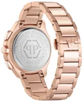 Philipp Plein Men's Chronograph Spectre Rose Gold Ion-Plated Bracelet Watch 44mm