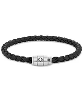 Montblanc Braided Leather Bracelet