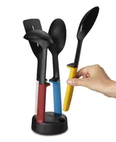 Joseph Joseph Elevate Slim 4-Piece Utensil Set with Storage Stand