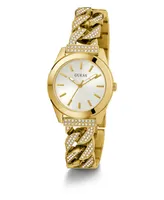 Guess Women's Analog Gold-Tone Stainless Steel Watch 32mm