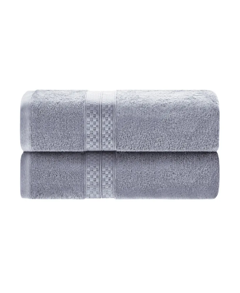 Superior Rayon from Bamboo Blend Ultra Soft Quick Drying Solid 2 Piece Bath Towel Set, 54" L x 30" W