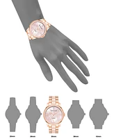 Anne Klein Women's Diamond Accent Ceramic & Metal Bracelet Watch 38mm