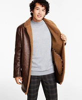 Ben Sherman Men's Shearling Classic Fit Overcoats