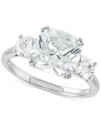Arabella Cubic Zirconia Statement Ring in Sterling Silver