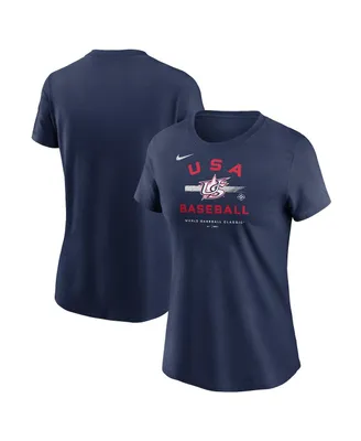 Women's Nike Navy Usa Baseball 2023 World Classic Country T-shirt