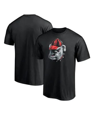 Men's Fanatics Black Georgia Bulldogs Team Midnight Mascot T-shirt