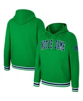 Men's Colosseum Green Notre Dame Fighting Irish Varsity Arch Pullover Hoodie