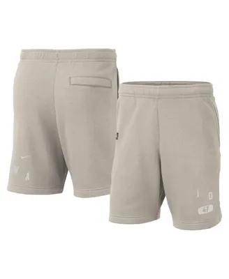 Men's Nike Cream Iowa Hawkeyes Fleece Shorts