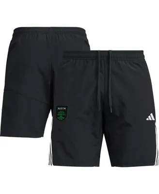 Men's adidas Black Austin Fc Downtime Shorts