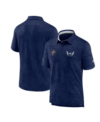 Men's Fanatics Navy Washington Capitals 2023 Nhl Stadium Series Authentic Pro Polo Shirt