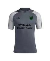 Men's adidas Gray Austin Fc 2023 On-Field Training Jersey