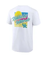 Men's Fanatics White Kentucky Wildcats High Hurdles T-shirt