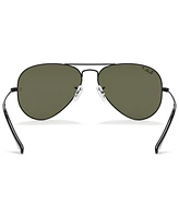 Ray-Ban Unisex Polarized Sunglasses, RB3025 Aviator Classic