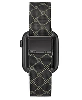 Nine West Women's Patterned Stainless Steel Mesh Band designed for Apple Watch 42mm (Series 1-3 only) & 44/45/46/49mm (Ultra & Ultra 2)