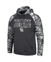 Men's Colosseum Charcoal Kentucky Wildcats Oht Military-Inspired Appreciation Digital Camo Pullover Hoodie