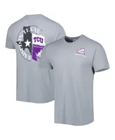 Men's Gray Tcu Horned Frogs Hyperlocal T-shirt