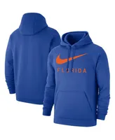 Men's Nike Royal Florida Gators Big Swoosh Club Pullover Hoodie