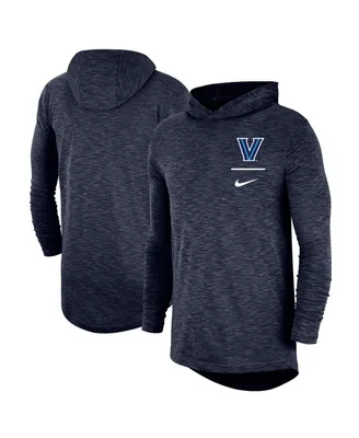 Men's Nike Navy Villanova Wildcats Slub Performance Long Sleeve Hoodie T-shirt