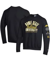 Men's Champion Black Bowie State Bulldogs 2-Hit Power blend Pullover Sweatshirt