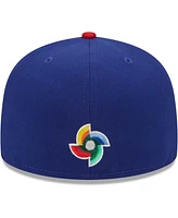 Men's New Era Blue Dominican Republic Baseball 2023 World Classic 59FIFTY Fitted Hat