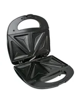 Brentwood Non Stick Dual Sandwich Maker in Black and Silver