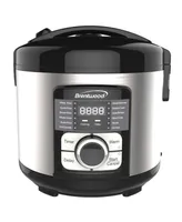 Brentwood Select 12 Function Stainless Steel Multi-Cooker in Black