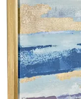 Rosemary Lane Canvas Abstract Framed Wall Art with Gold-Tone Frame, 71" x 2" x 31"