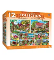 Masterpieces Alan Giana Jigsaw Puzzle Collection - 12 Pack for Adults