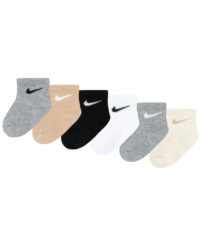 Nike Baby Girls Grip Socks, Pack of 3 - Macy's