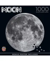 Masterpieces 1000 Piece Round Jigsaw Puzzle for Adults - The Moon