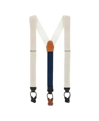 Trafalgar Men's Classic Stretch Button End Suspenders