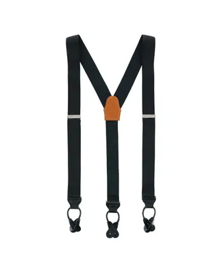 Trafalgar Men's Classic Stretch Button End Suspenders