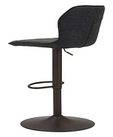 Zuo 44" Steel, Polyurethane Vital Adjustable Base Bar Chair