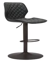 Zuo 45" Steel, Polyurethane Seth Adjustable Base Bar Chair