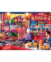 Masterpieces Coca-Cola - Soda Fountain 300 Piece Ez Grip Jigsaw Puzzle