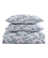 Tommy Bahama Home Pen And Ink Cotton 3 Piece Duvet Cover Set