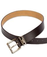 Michael Kors Women's Genuine Leather Logo Belt