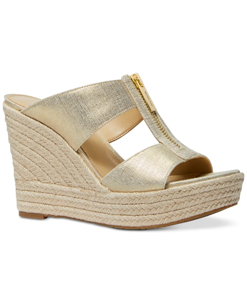 Michael Kors Women's Bradley Espadrille Platform Wedge Sandals