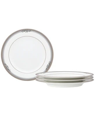 Noritake Laurelvale 4 Piece Bread Butter or Appetizer Plates Butter or Appetizer Plate Set, Service for 4