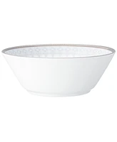 Noritake Silver Colonnade 4 Piece Fruit Bowl Set, Service for 4