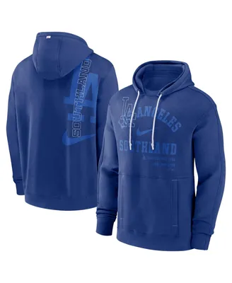 Men's Nike Royal Los Angeles Dodgers Statement Ball Game Pullover Hoodie