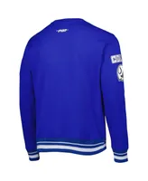 Men's Pro Standard Royal Indianapolis Colts Mash Up Pullover Sweatshirt