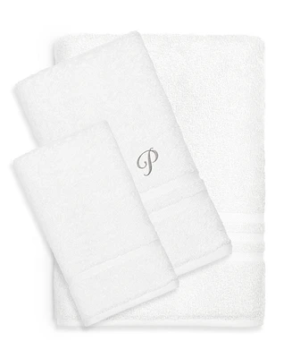 Linum Home Turkish Cotton Personalized Denzi -Pc. Bath Towel Set