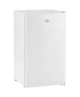 Homcom 3.2 Cu.Ft Compact Refrigerator with Adjustable Thermostat,